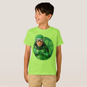 T-shirt Badge vert Carapace (Devant entier)