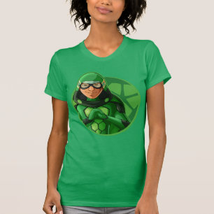 T-shirt Badge vert Carapace