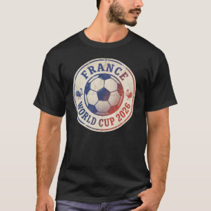 T-shirt Badge Vintage Coupe du Monde 2026 France Football