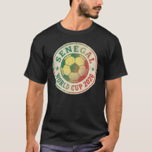 Badge Vintage Coupe du Monde 2026 Sénégal Football