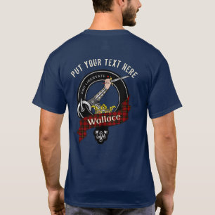 T-shirt Badge Wallace Clan Personnalisé Adulte