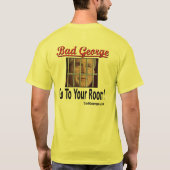 T-shirt BadGeorge T jaune (Dos)