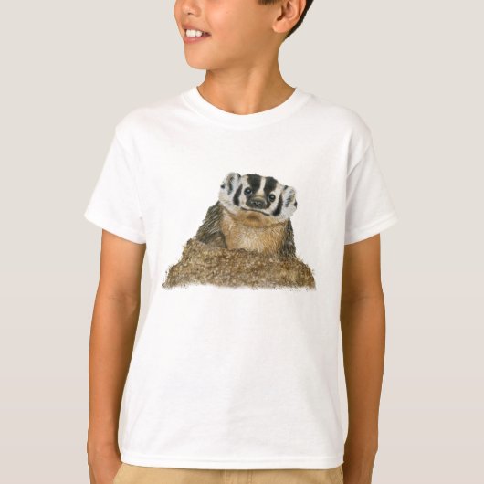 T-shirt Badger américain (Devant)
