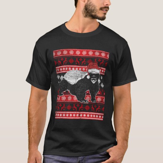 T-shirt Badger de miel moche (Devant)