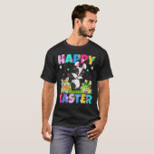 T-shirt Badger Happy Bunny Badger de Pâques dimanche de Pâ (Devant entier)