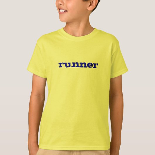 T-shirt badine la chemise de coureur (Devant)