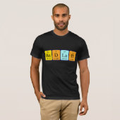 T-shirt BadLad, phrase de table périodique chemise (Devant entier)