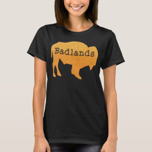 T-shirt Badlands National Park South Dakota Buffalo Outdoo