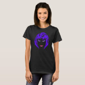 T-shirt Badlands Néon Violet Femmes (Devant entier)