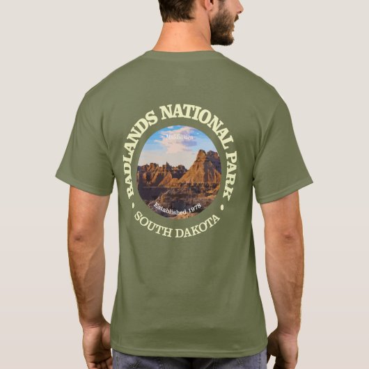 T-shirt Badlands NP (rd)2 (Dos)