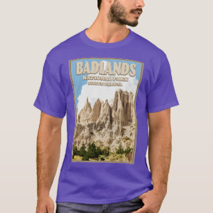 T-shirt Badlands US National Park Dakota du Sud