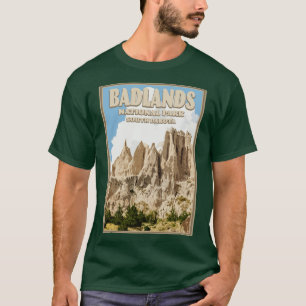 T-shirt Badlands US National Park Dakota du Sud