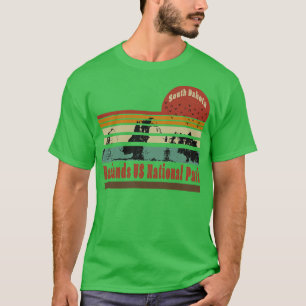 T-shirt Badlands US National Park South Dakota Distants