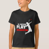T-shirt Badminton (Devant)