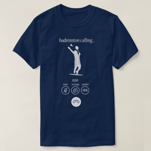 T-shirt Badminton 19 (Design devant)