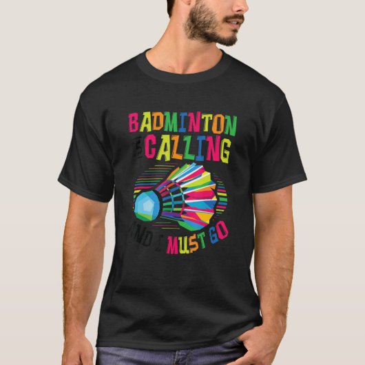 T-shirt Badminton Appelle Badminton 2 (Devant)