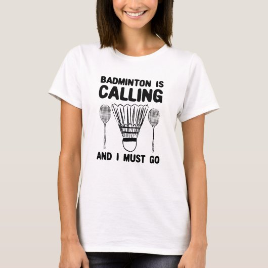T-shirt Badminton - Badminton (Devant)
