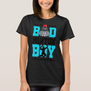 T-shirt Badminton Boy Noun Définition Shuttlecock Badminto