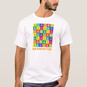 T-shirt Badminton d'art de bruit