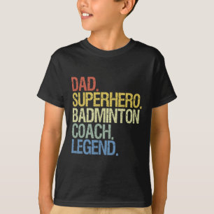 T-shirt Badminton Entraîneur Papa
