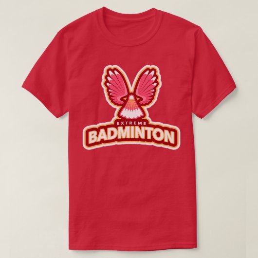T-shirt Badminton extrême T (Design devant)
