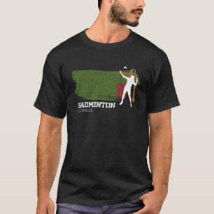 T-shirt Badminton féminin Zambie Net Games Joueur Badminto