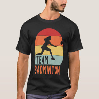 T-shirt Badminton for girls women teamwear female sports