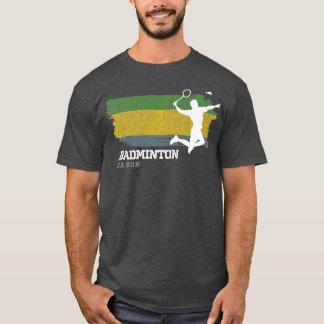 T-shirt Badminton Gabon Joueur de jeux Net Badminton 1