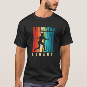 T-shirt Badminton Légende Badminton Joueur Shuttlecock Spo