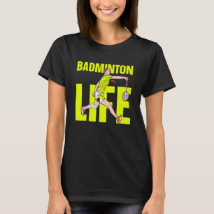 T-shirt Badminton Life Mom Girl Match Player Team Mother