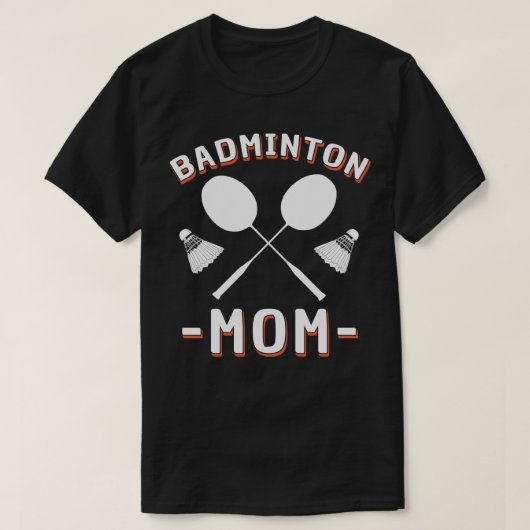 T-shirt Badminton Maman 1 (Design devant)