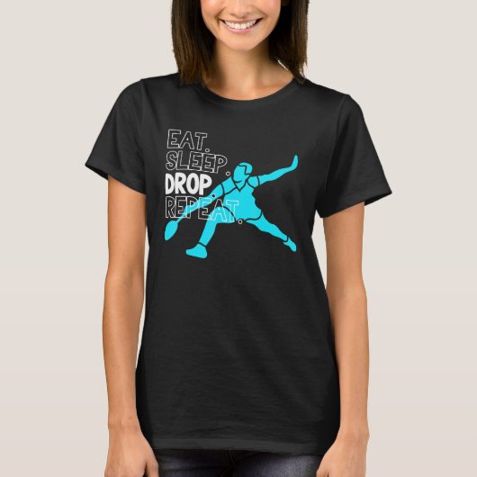 T-shirt Badminton Mange Sleep Drop Répéter (Devant)