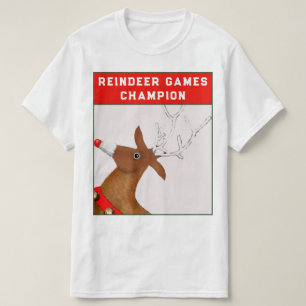 T-shirt Badminton Noël Vacances