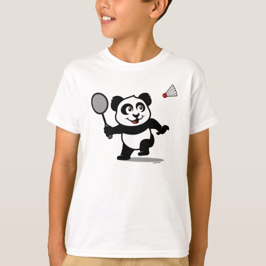 T-shirt Badminton Panda (chemises légères) (Devant)