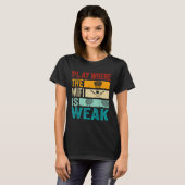 T-shirt Badminton - Play Where The Wifi Is Weak  (Devant entier)