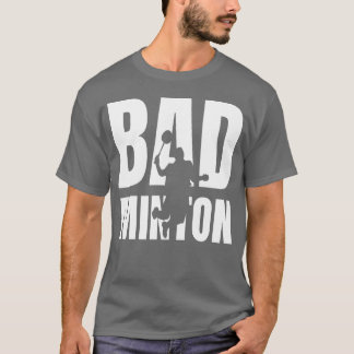 T-shirt Badminton Player Smash Lover Love Sports Sport ret