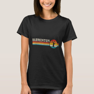 T-shirt Badminton Player Vintage Badminton