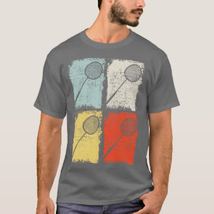 T-shirt Badminton Racket Badminton Retro 2