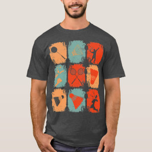 T-shirt Badminton Retro 2
