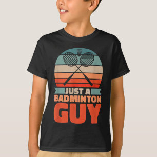 T-shirt Badminton Rétro - Volant Vintage Juste Un Badminto