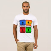 T-shirt Badminton Spécaculaire (Devant entier)