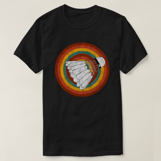 T-shirt Badminton | Volant (Design devant)