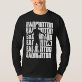 T-shirt Badmintonist Racket Sports Professional Badminton (Devant)