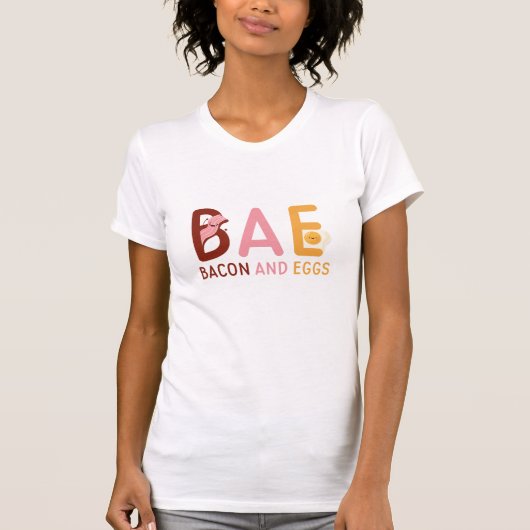 T-shirt BAE Bacon Et Oeufs (Devant)
