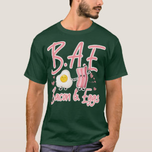 T-shirt BAE Bacon et Oeufs cadeau de petit-déjeuner amusan