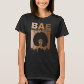 T-shirt BAE Noir Et Éduqué Noir Histoire Fierté BLM Afr (Devant)