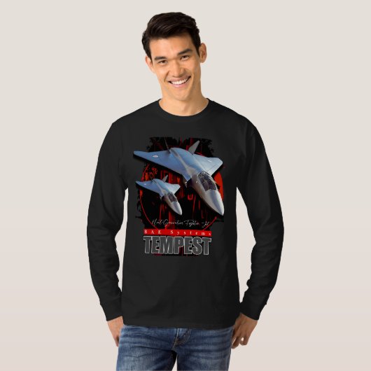 T-shirt BAE Systems Tempest Next-Generation Fighter Jet (Devant entier)