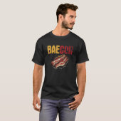 T-shirt Baecon Bacon   Bacon Bae  Pun (Devant entier)