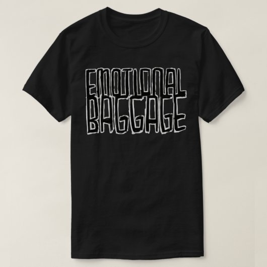 T-shirt Bagages émotionnels (Design devant)