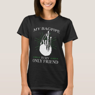 T-shirt Bagages Pour Bagpière Bagpipe Joueur Bagneuse Bagp